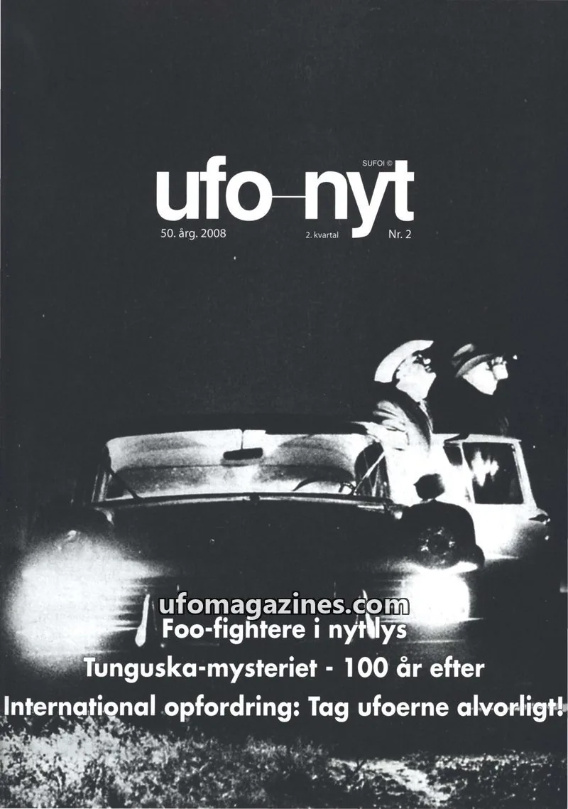 Cover of SUFOI issue 2: ufo nyt
