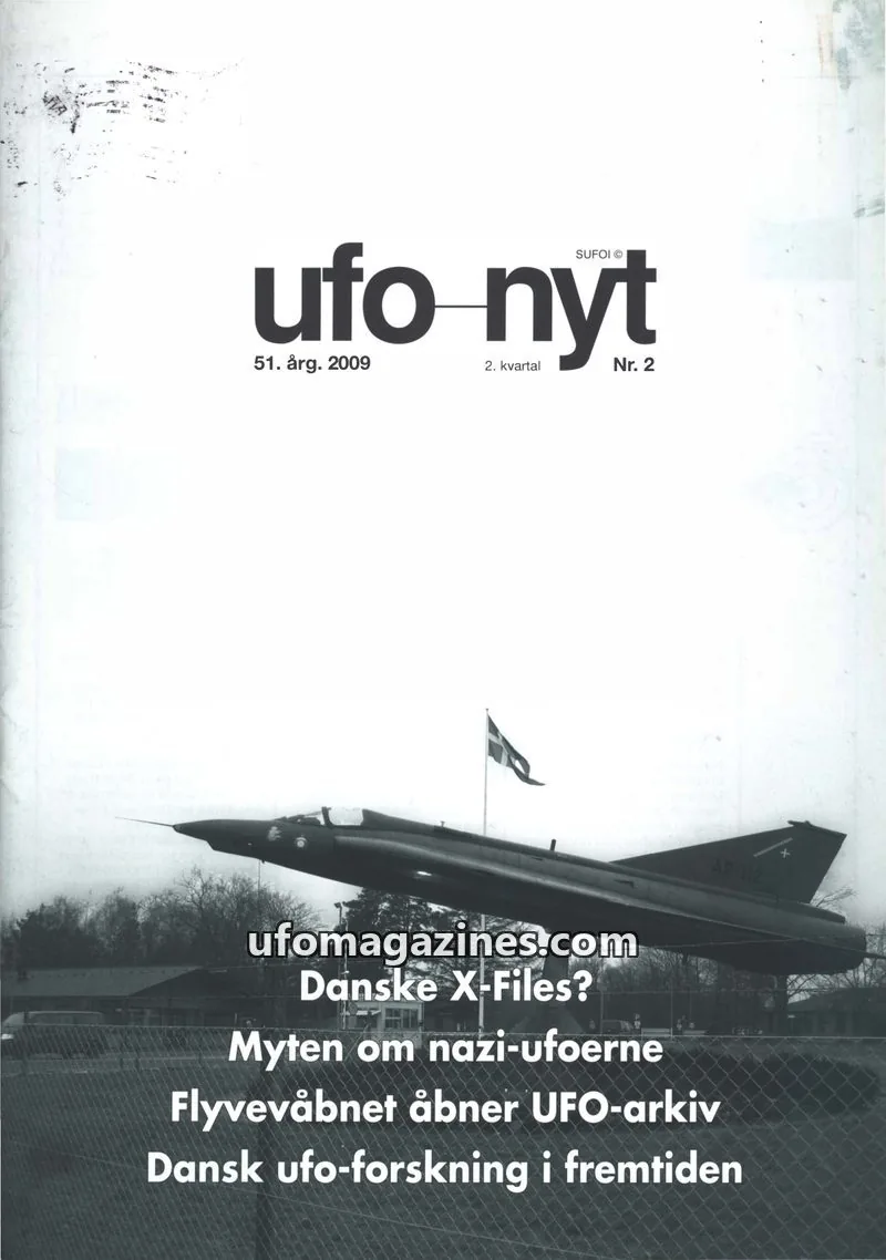 Cover of UFO Nyt (SUFOI) issue Nr. 2: ufo nyt