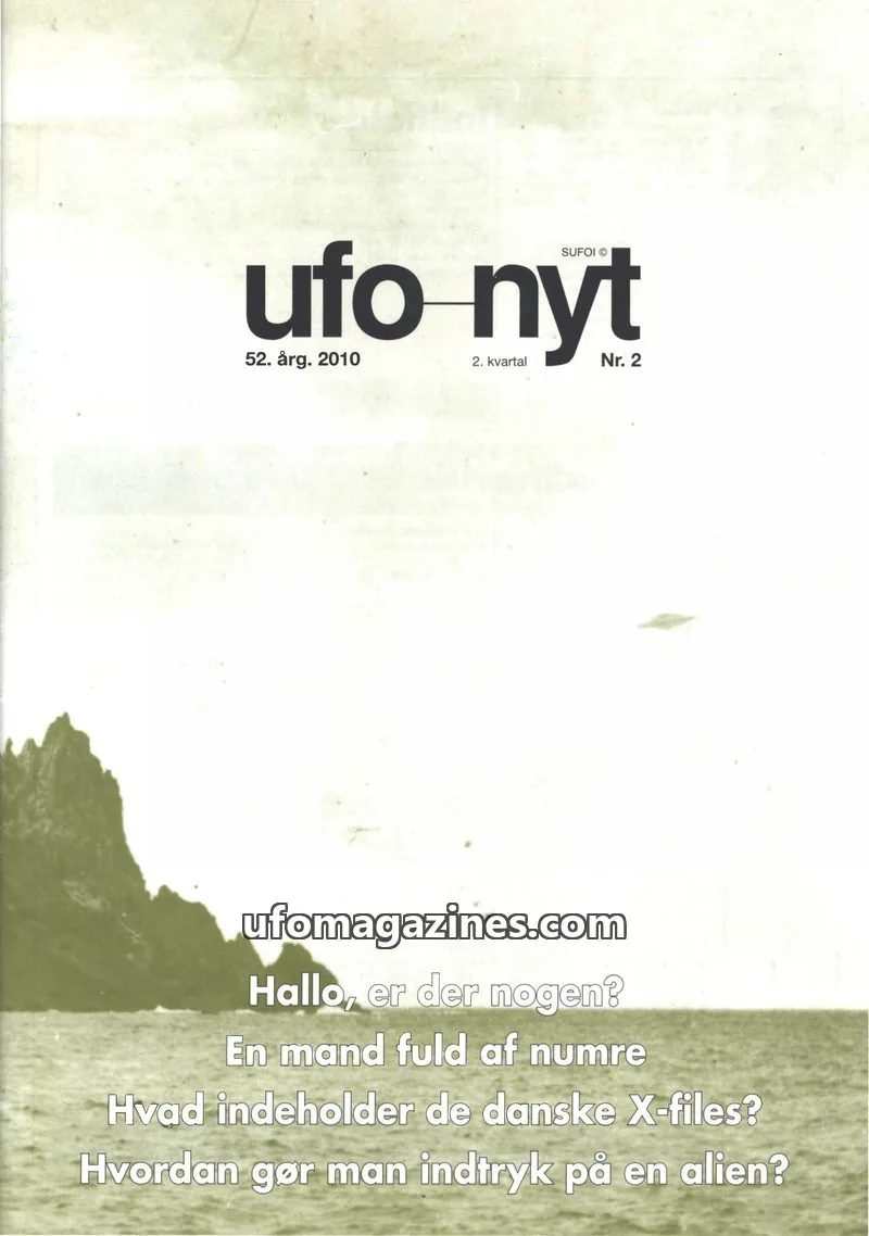 Cover of SUFOI issue 2: ufo nyt
