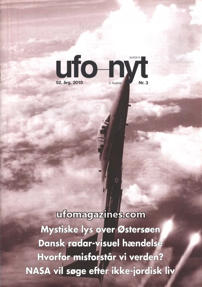 Cover of UFO Nyt (SUFOI) issue Nr. 3: ufo nyt