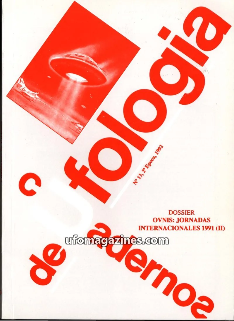 Cover of Cuadernos de Ufologia (Fundacion Anomalia) issue 13: Cuadernos de Ufología