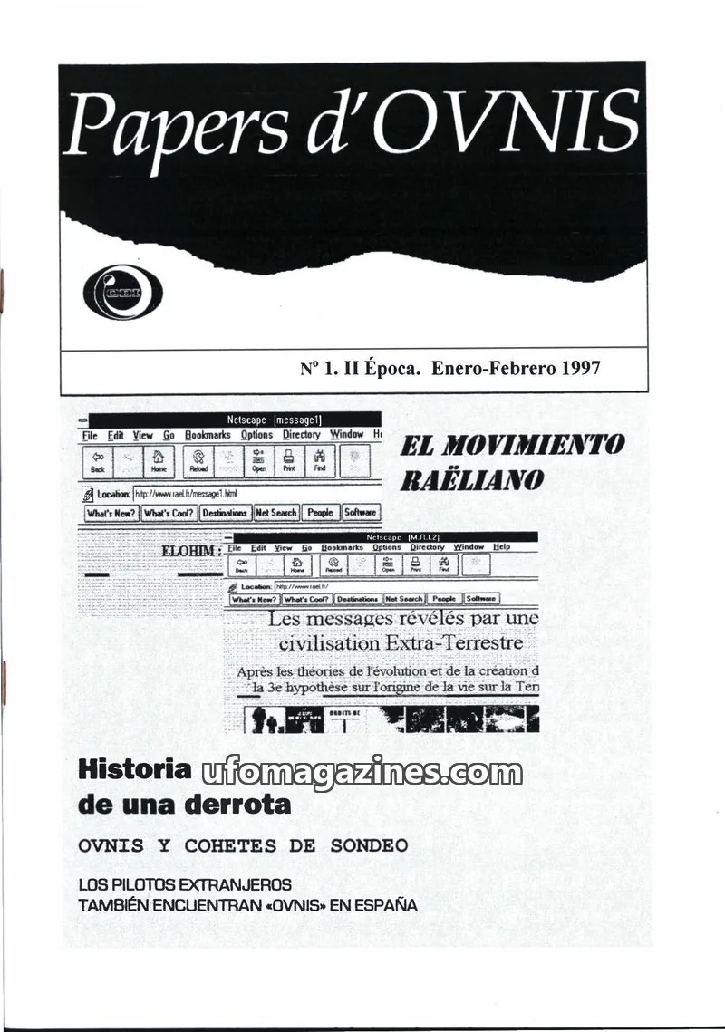 Cover of CEI issue 1: Papers d'OVNIS
