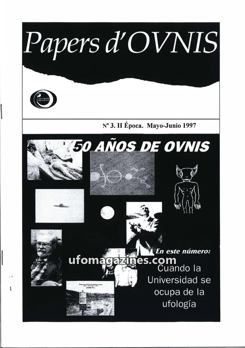 Cover of CEI issue Nº 3. II Época: Papers d'OVNIS