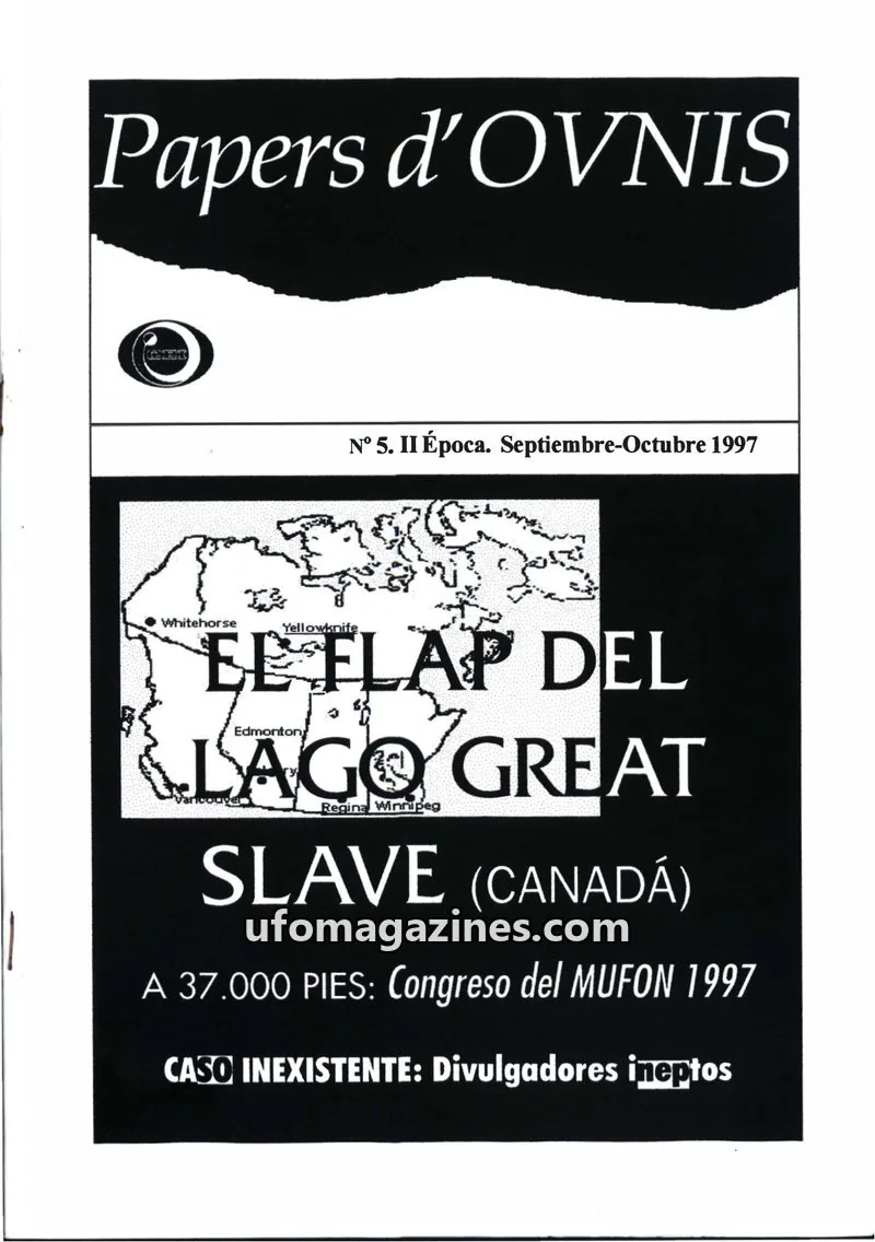 Cover of Papers d'Ovnis (CEI, eISSN 2604-1391) issue 5: Papers d'OVNIS