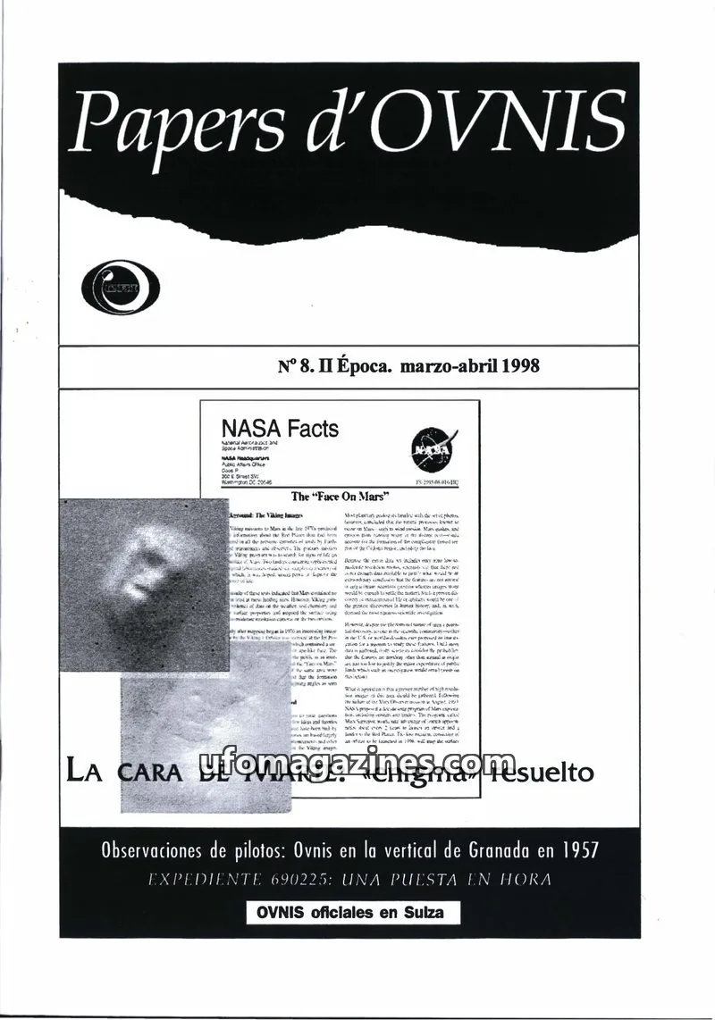 Cover of Papers d'Ovnis (CEI, eISSN 2604-1391) issue 8: Papers d'OVNIS