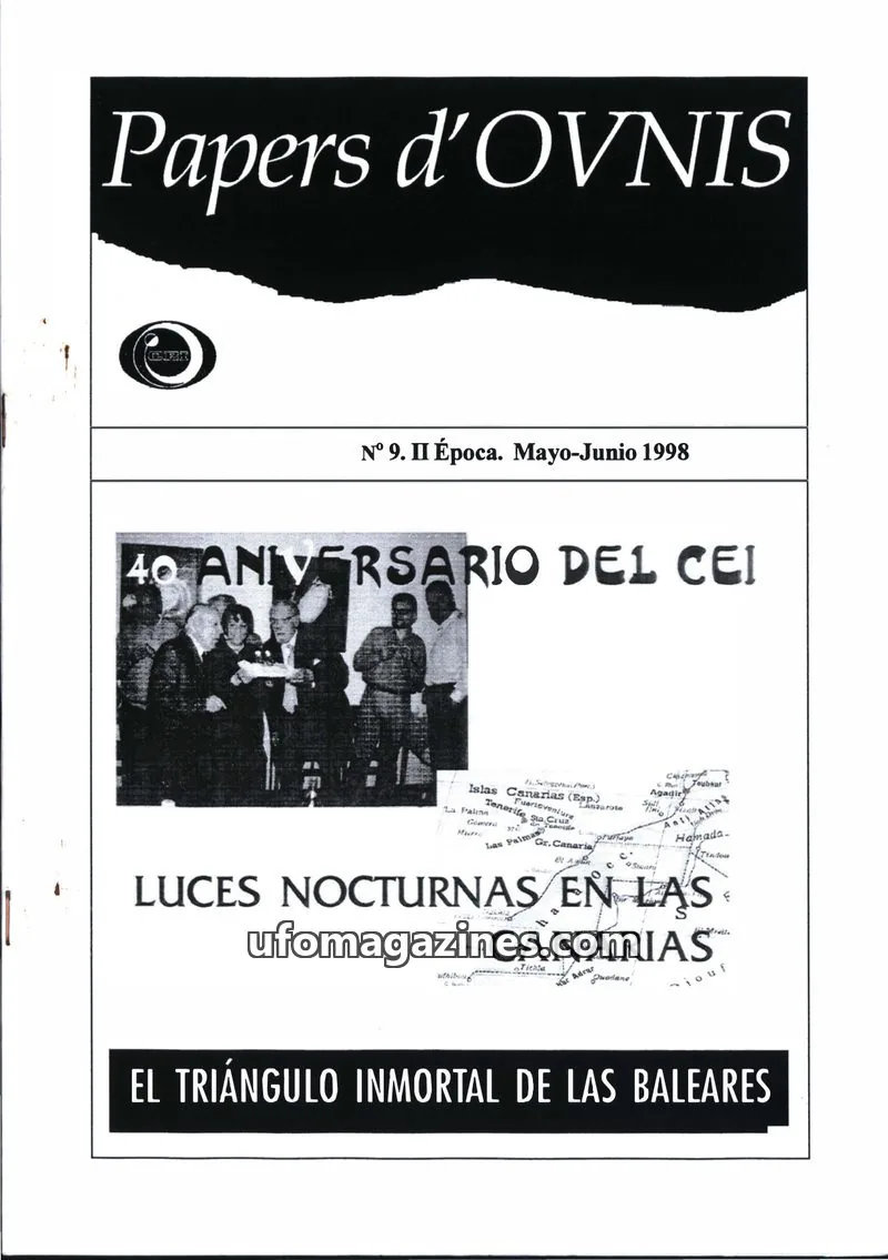 Cover of Papers d'Ovnis (CEI, eISSN 2604-1391) issue 9: Papers d'OVNIS