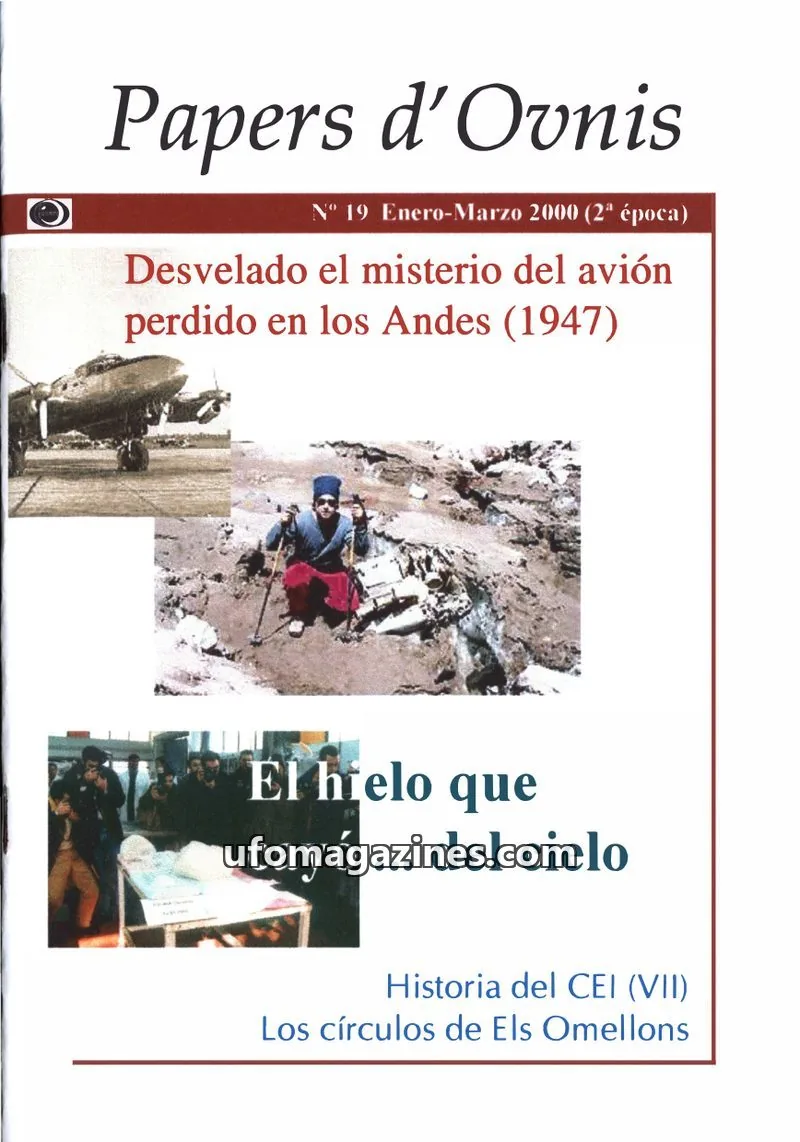 Cover of Papers d'Ovnis (CEI, eISSN 2604-1391) issue 19: Papers d'Ovnis