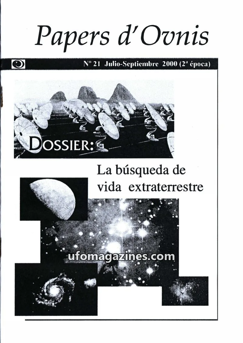 Cover of Papers d'Ovnis (CEI, eISSN 2604-1391) issue 21: Papers d'Ovnis