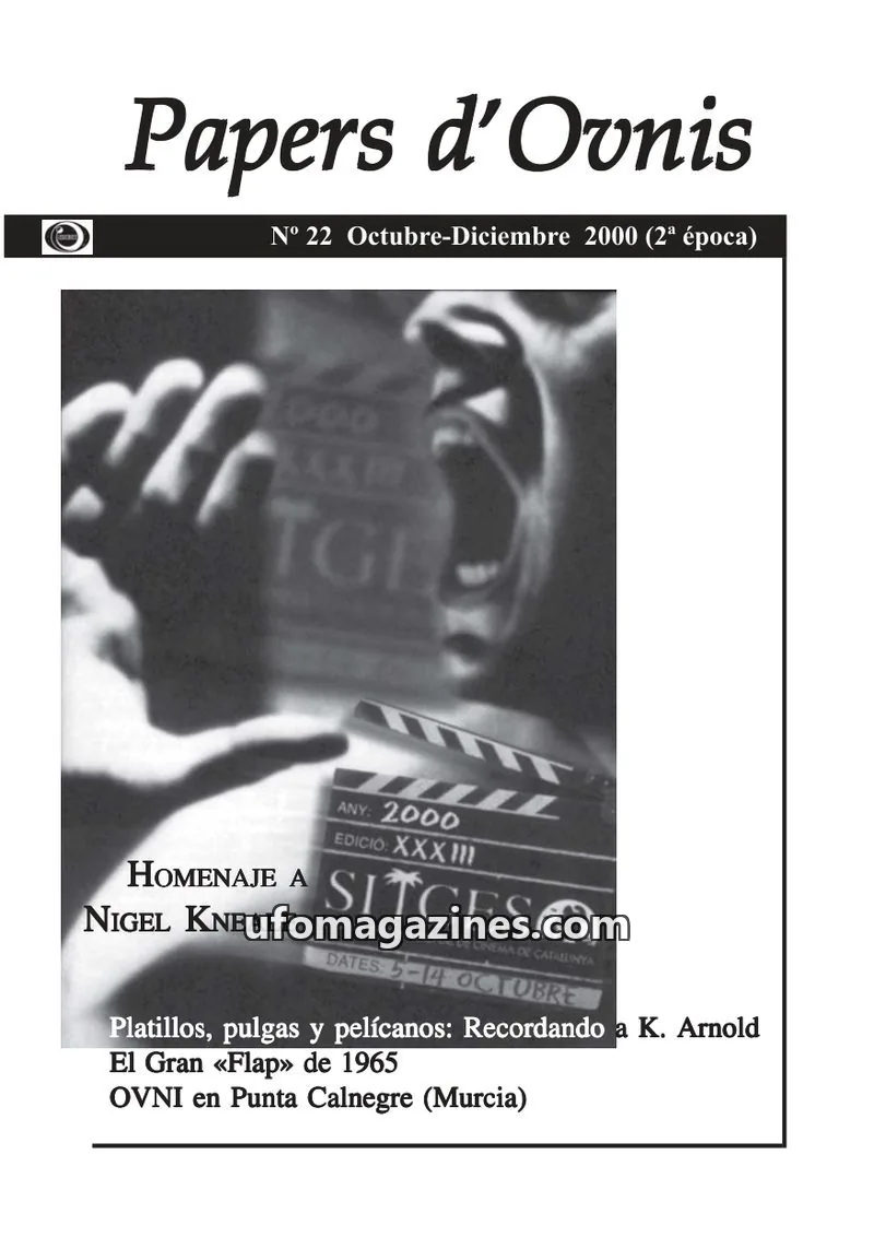 Cover of Papers d'Ovnis (CEI, eISSN 2604-1391) issue 22: Papers d'Ovnis