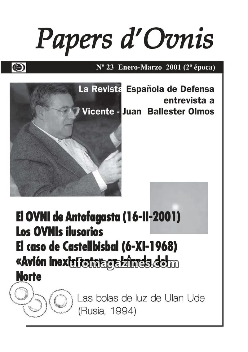 Cover of Papers d'Ovnis (CEI, eISSN 2604-1391) issue 23: Papers d'Ovnis