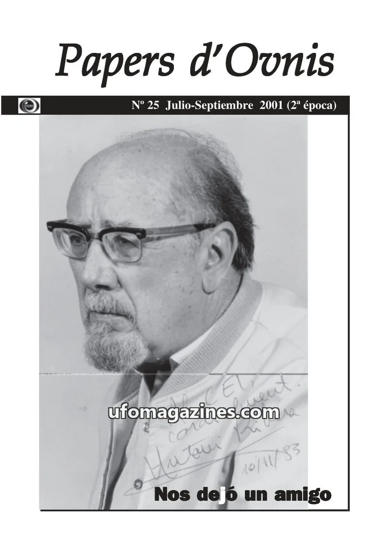 Cover of Papers d'Ovnis (CEI, eISSN 2604-1391) issue 25: Papers d'Ovnis