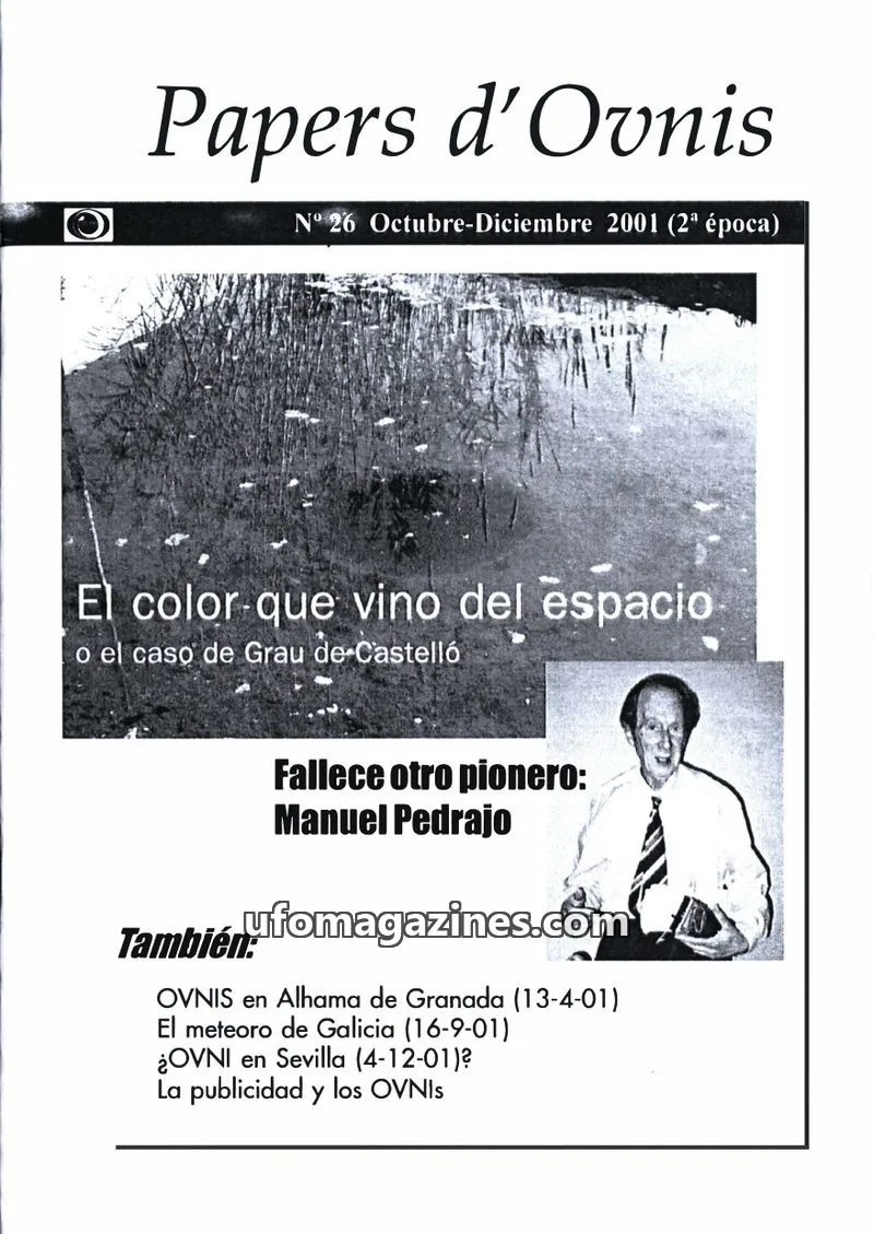 Cover of Papers d'Ovnis (CEI, eISSN 2604-1391) issue 26: Papers d'Ovnis