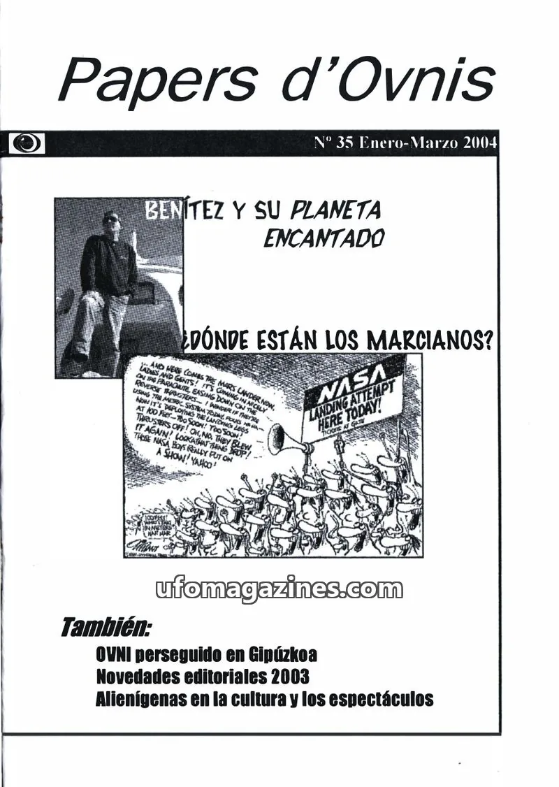 Cover of Papers d'Ovnis (CEI, eISSN 2604-1391) issue 35: Papers d'Ovnis