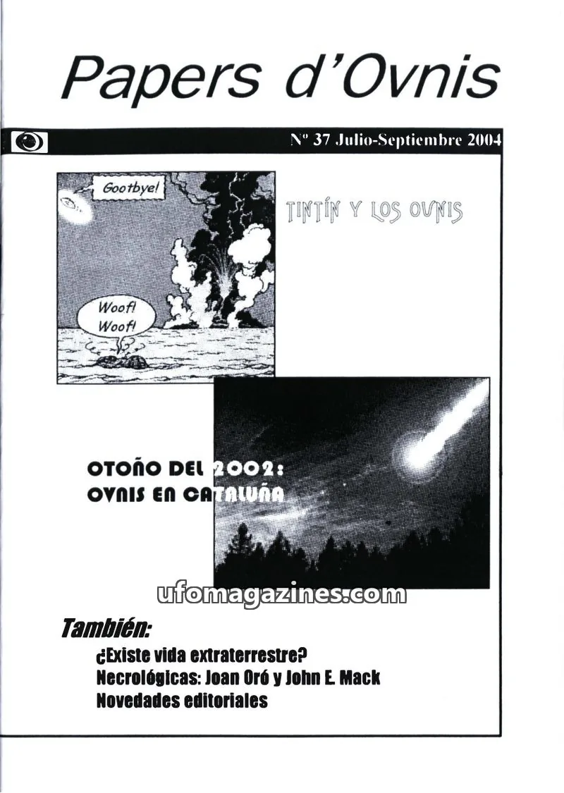 Cover of Papers d'Ovnis (CEI, eISSN 2604-1391) issue 37: Papers d'Ovnis