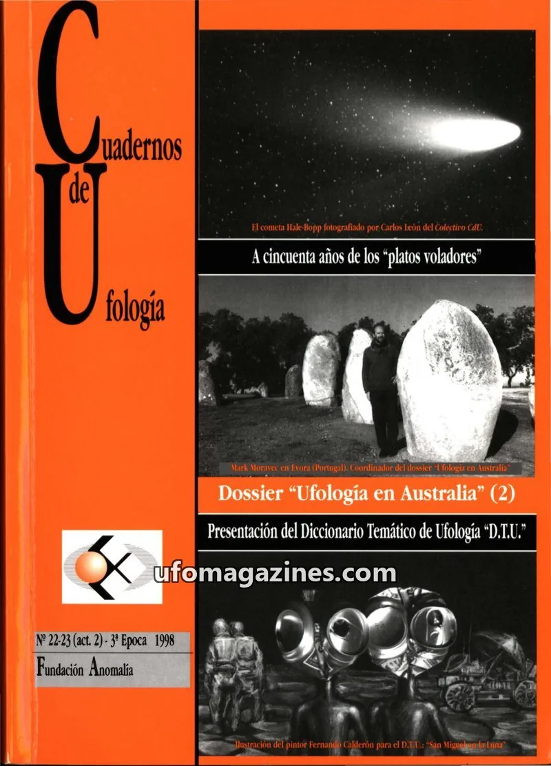 Cover of Cuadernos de Ufologia (Fundacion Anomalia) issue Nº 22-23: Cuadernos de Ufología