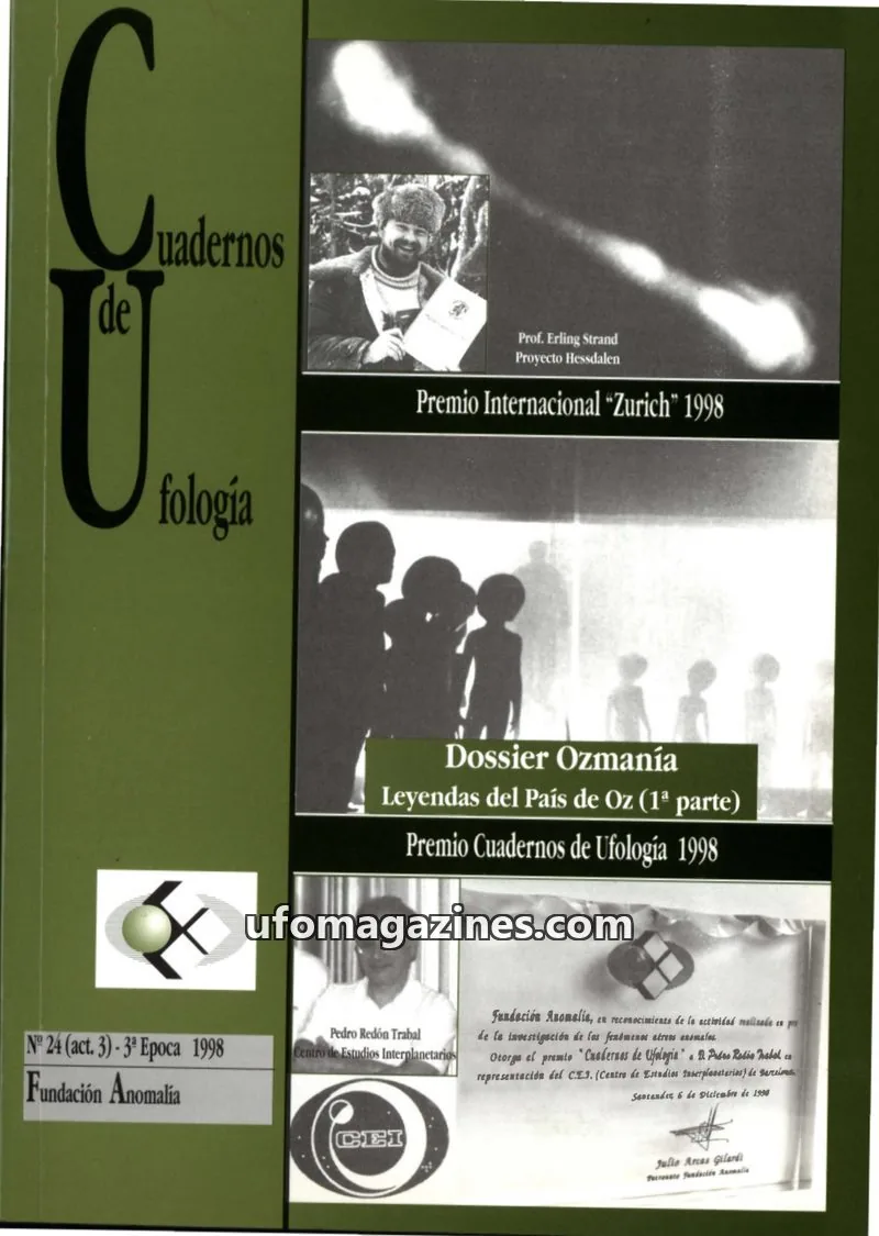 Cover of Cuadernos de Ufologia (Fundacion Anomalia) issue 24: Cuadernos de Ufología