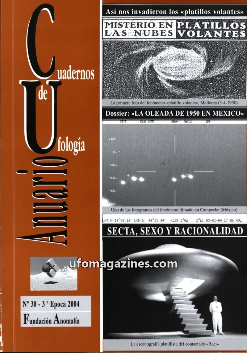 Cover of Cuadernos de Ufologia (Fundacion Anomalia) issue 30 - 3ª Epoca: Cuadernos de Ufología