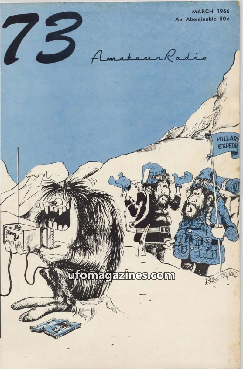 Cover of 73 Magazine issue March: 73