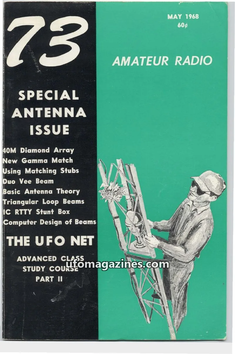 Cover of 73 Magazine issue MAY 1968: 73 AMATEUR RADIO