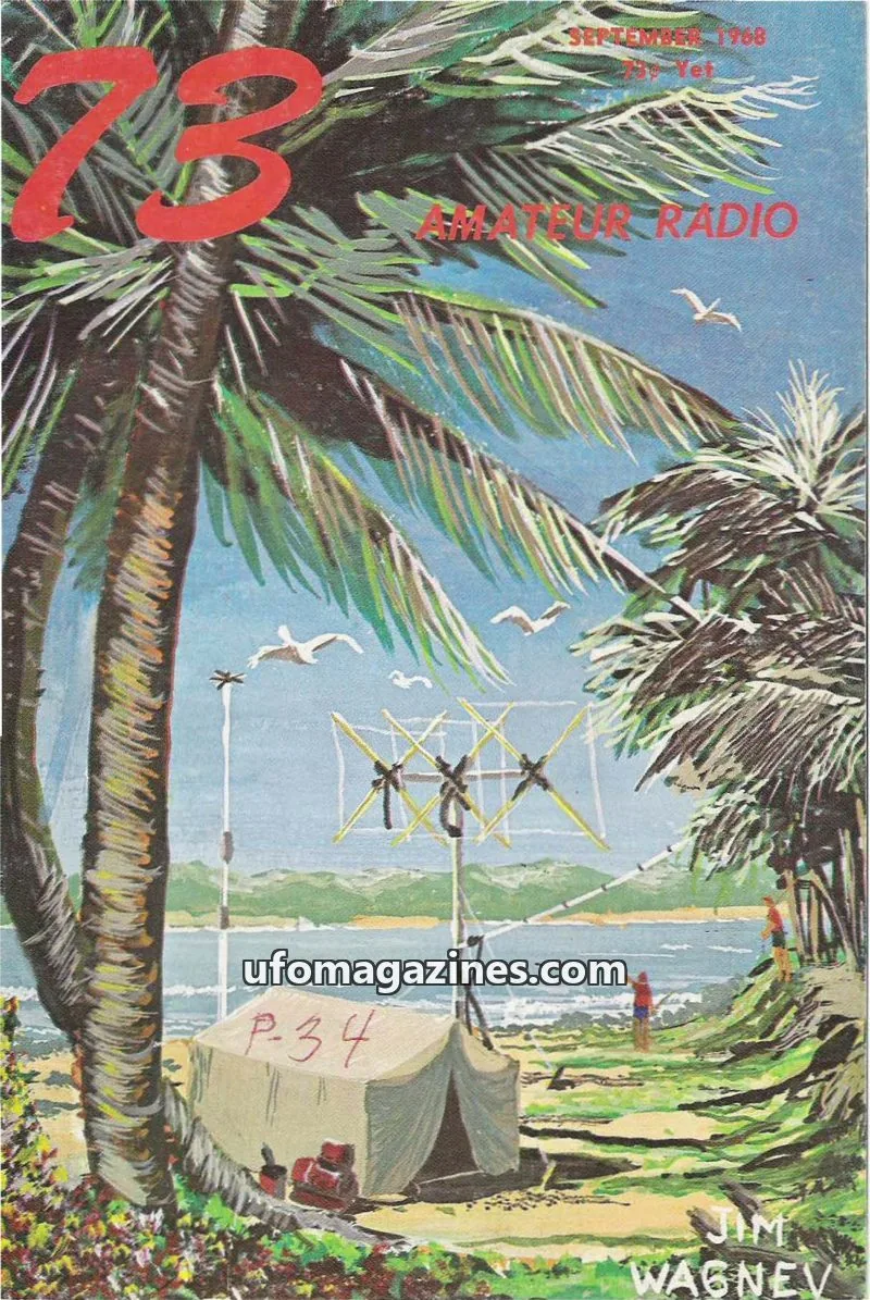 Cover of 73 Magazine issue SEPTEMBER 1968: 73 AMATEUR RADIO