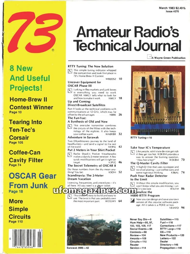 Cover of 73 Magazine issue #270: 73 Amateur Radio's Technical Journal