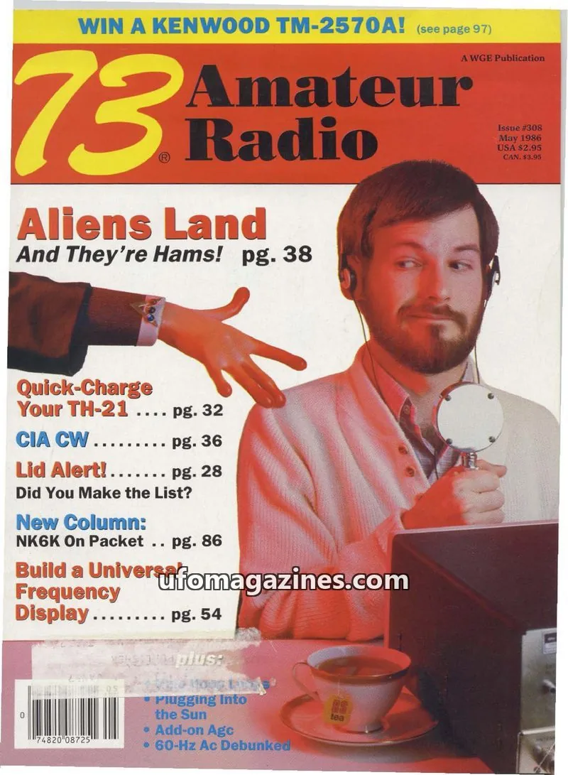 Cover of 73 Magazine issue #308: 73 Amateur Radio