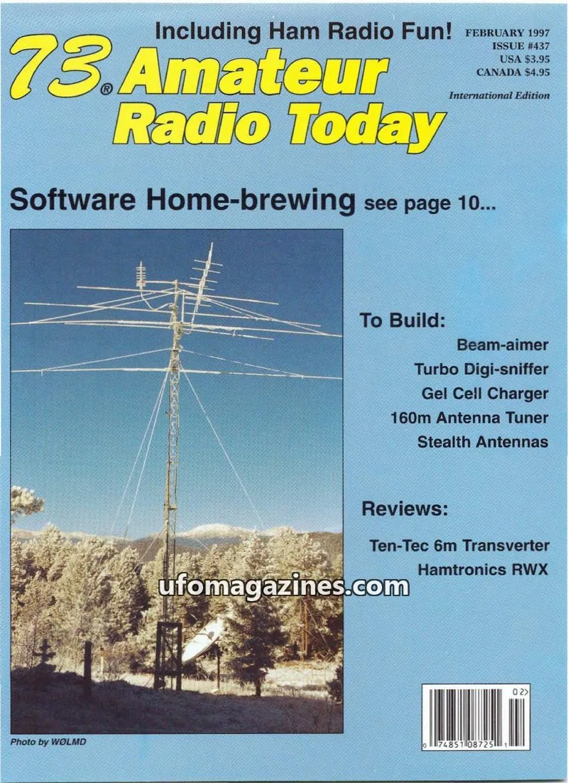 Cover of 73 Magazine issue #437: 73 Amateur Radio Today