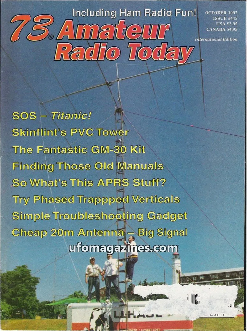 Cover of 73 Magazine issue #445: 73 Amateur Radio Today