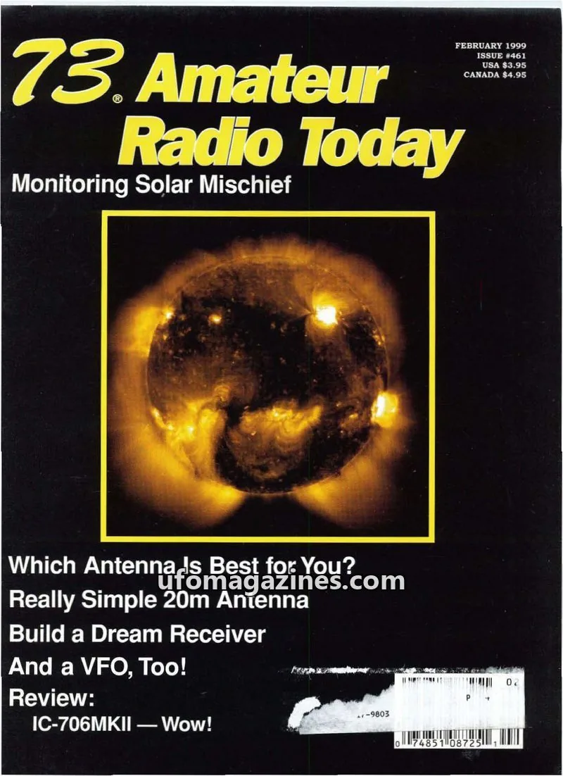 Cover of 73 Magazine issue #461: 73 Amateur Radio Today