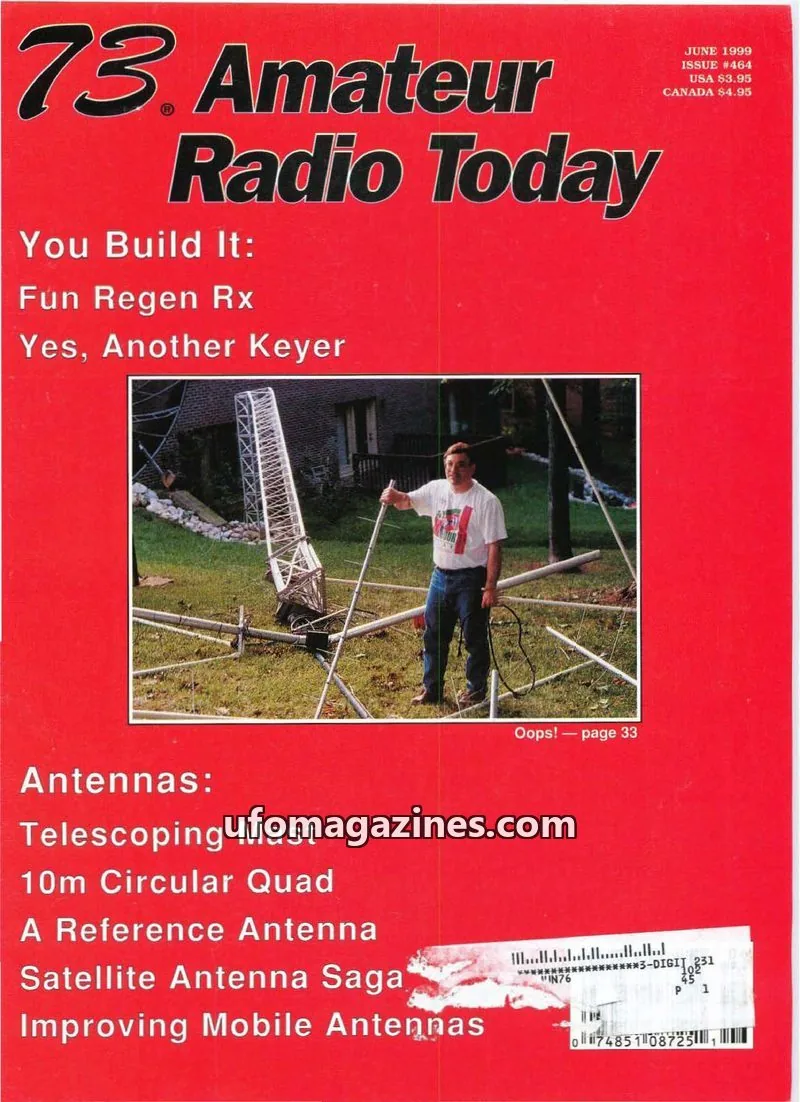 Cover of 73 Magazine issue #464: 73 Amateur Radio Today
