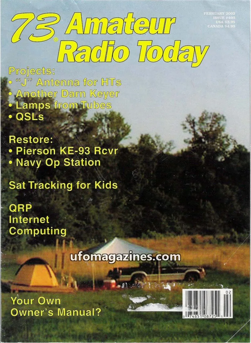 Cover of 73 Magazine issue #495: 73 Amateur Radio Today