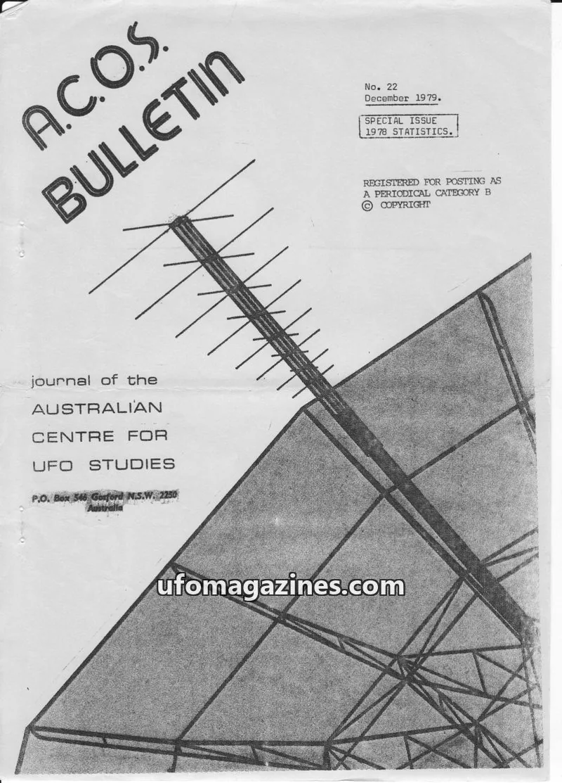Cover of ACOS Bulletin new issue 22: A.C.O.S. BULLETIN