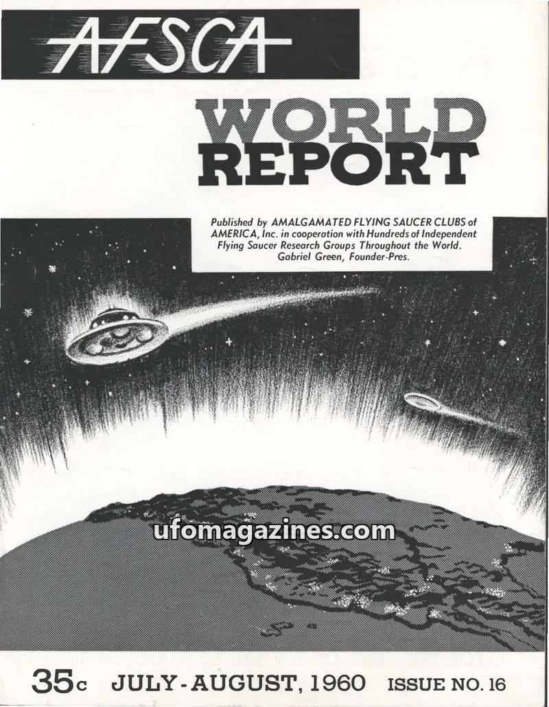 Cover of AFSCA World Report (Gabriel Green) issue 16: AFSCA WORLD REPORT