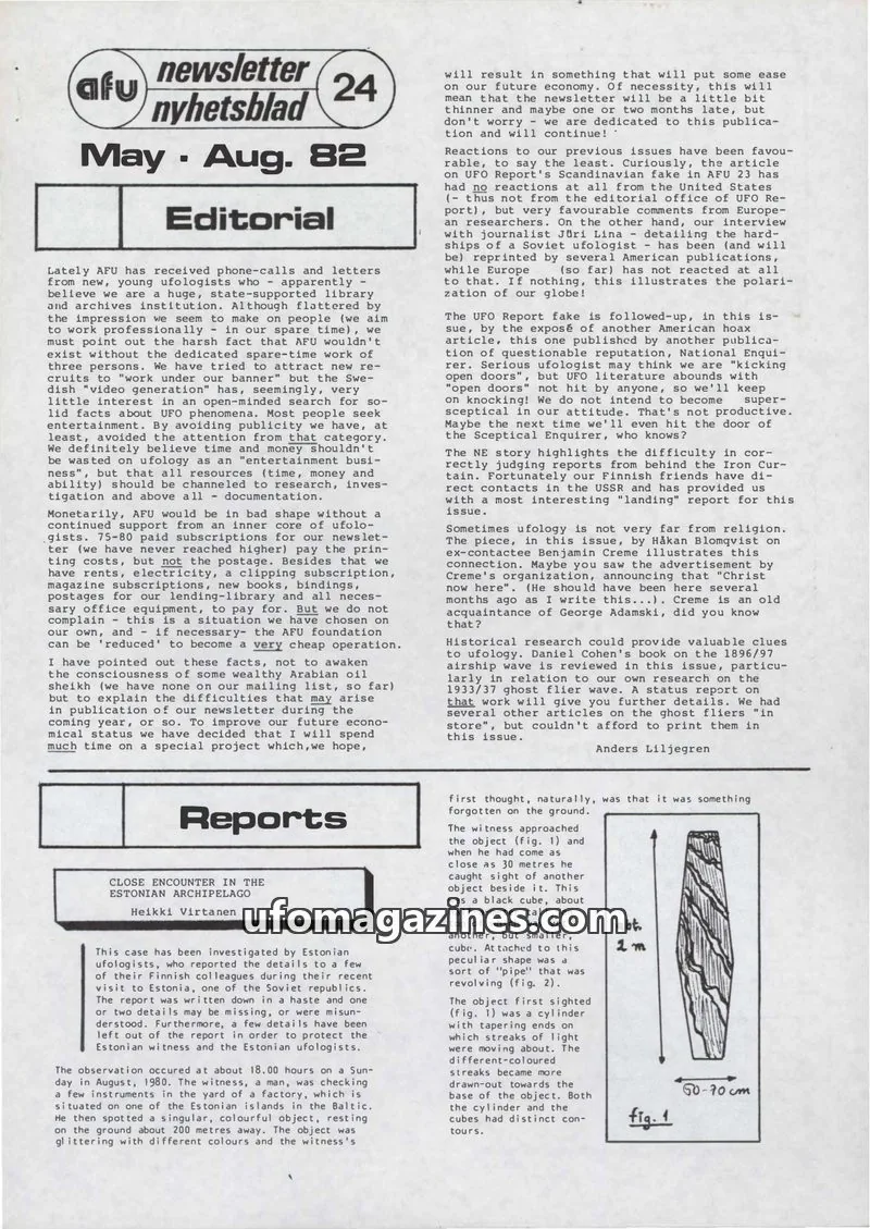 Cover of AFU issue 24: AFU Newsletter