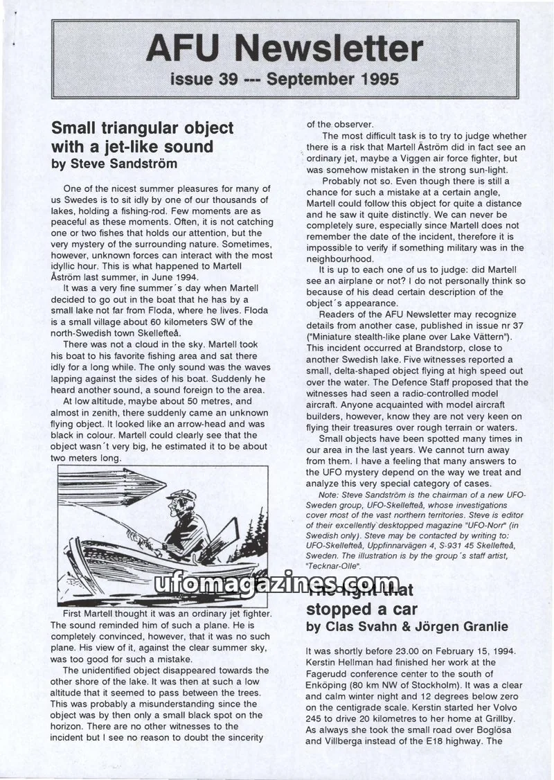 Cover of AFU Newsletter (AFU) issue 39: AFU Newsletter