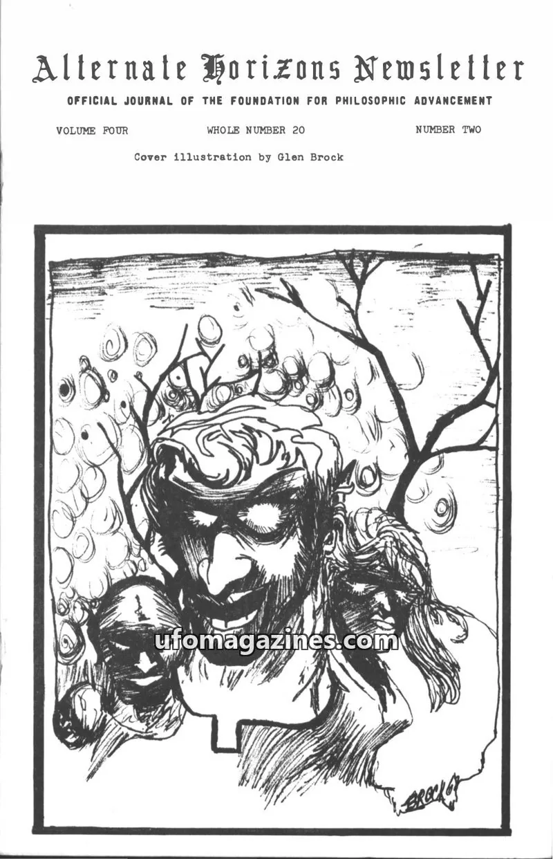 Cover of The Foundation for Philosophic Advancement issue 2: Alternate Horizons Newsletter