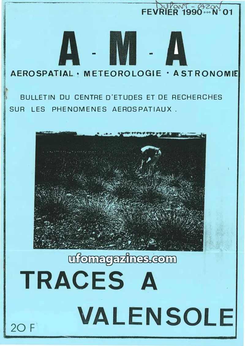 Cover of CERPA issue 01: A.M.A.