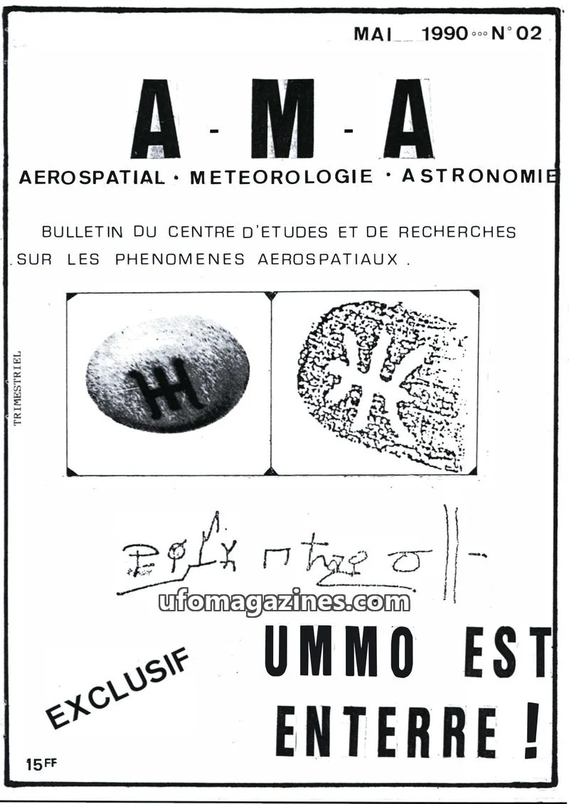 Cover of AMA (CERPA) issue N°02: A - M - A