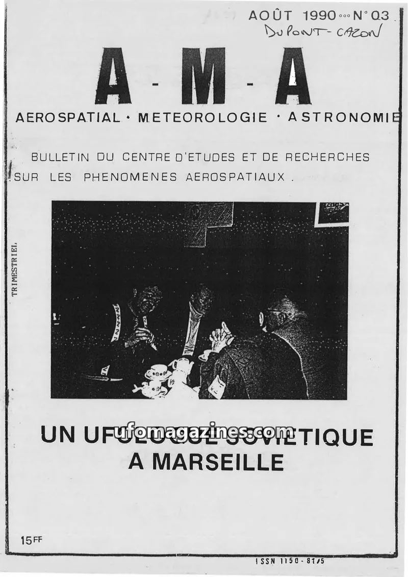 Cover of AMA (CERPA) issue N° 03: A.M.A.