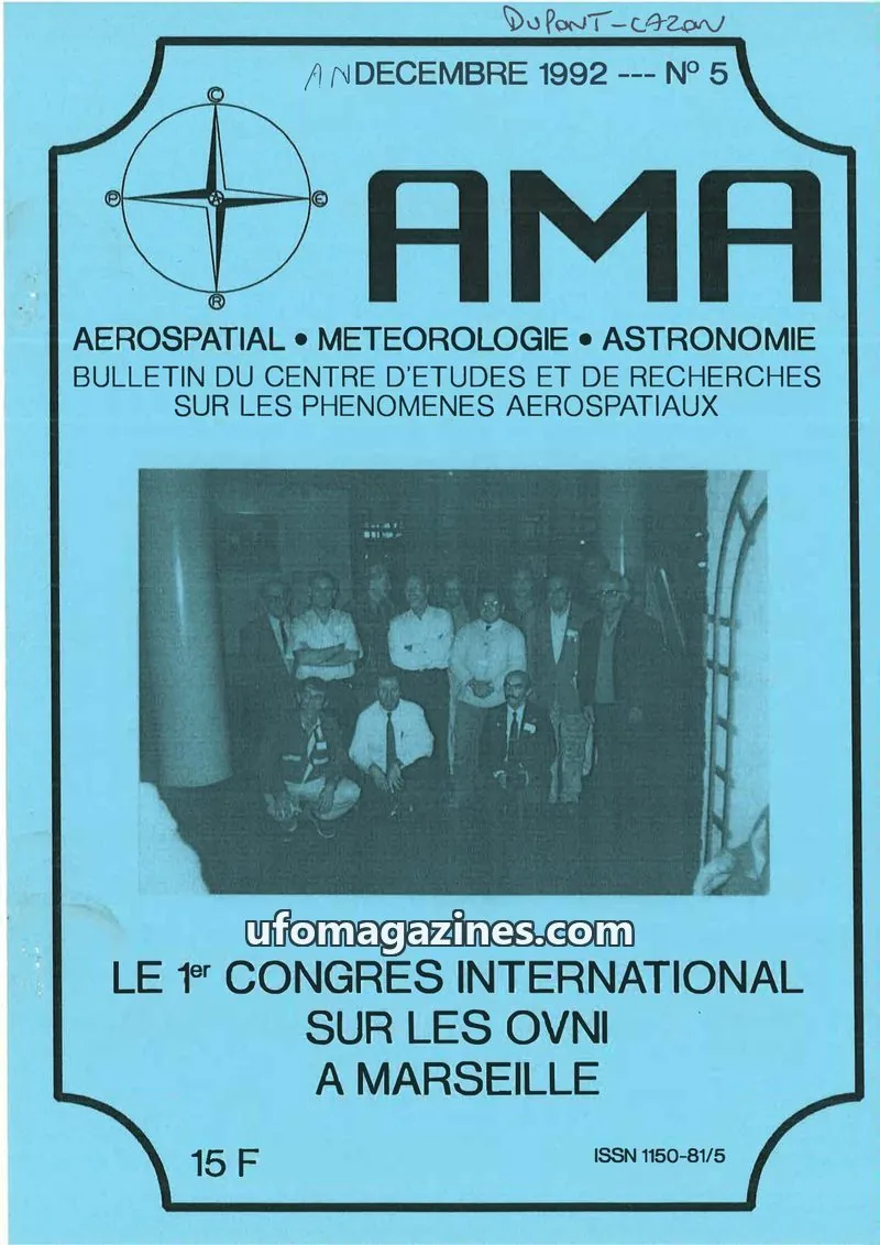 Cover of CERPA issue N° 5: AMA