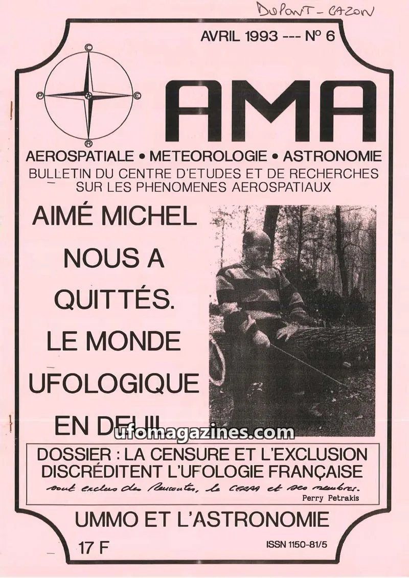 Cover of CERPA issue 6: AMA
