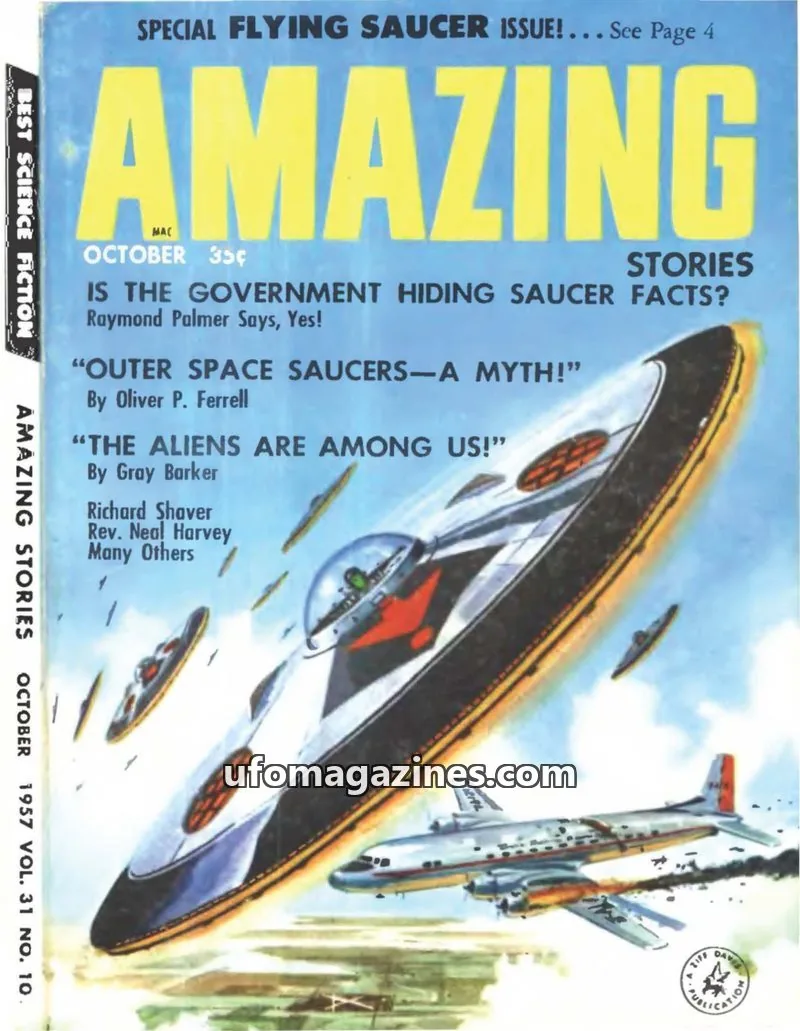 Cover of ZIFF-DAVIS PUBLISHING COMPANY issue VOL. 31 NO. 10: AMAZING STORIES