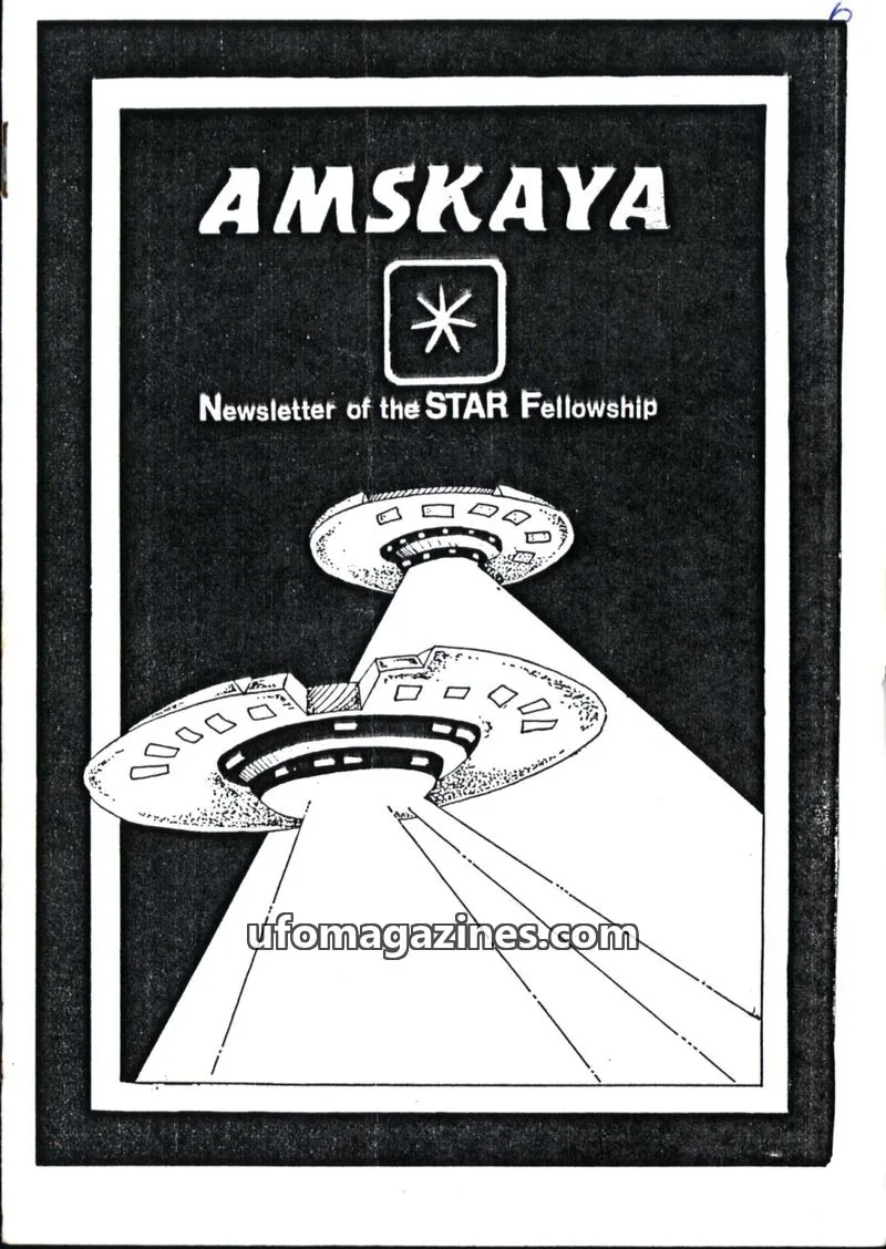 Cover of Amskaya (Jimmy Goddard) issue 6: AMSKAYA