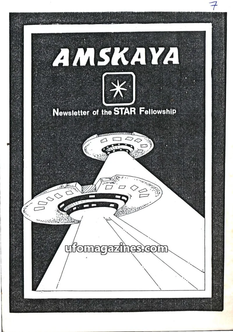 Cover of Amskaya (Jimmy Goddard) issue 7: AMSKAYA