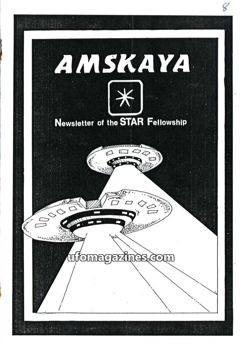 Cover of Amskaya (Jimmy Goddard) issue 8: AMSKAYA