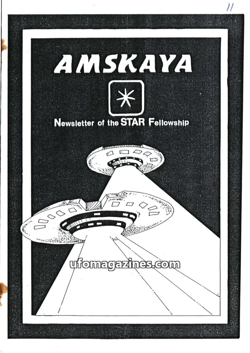 Cover of Amskaya (Jimmy Goddard) issue 11: AMSKAYA