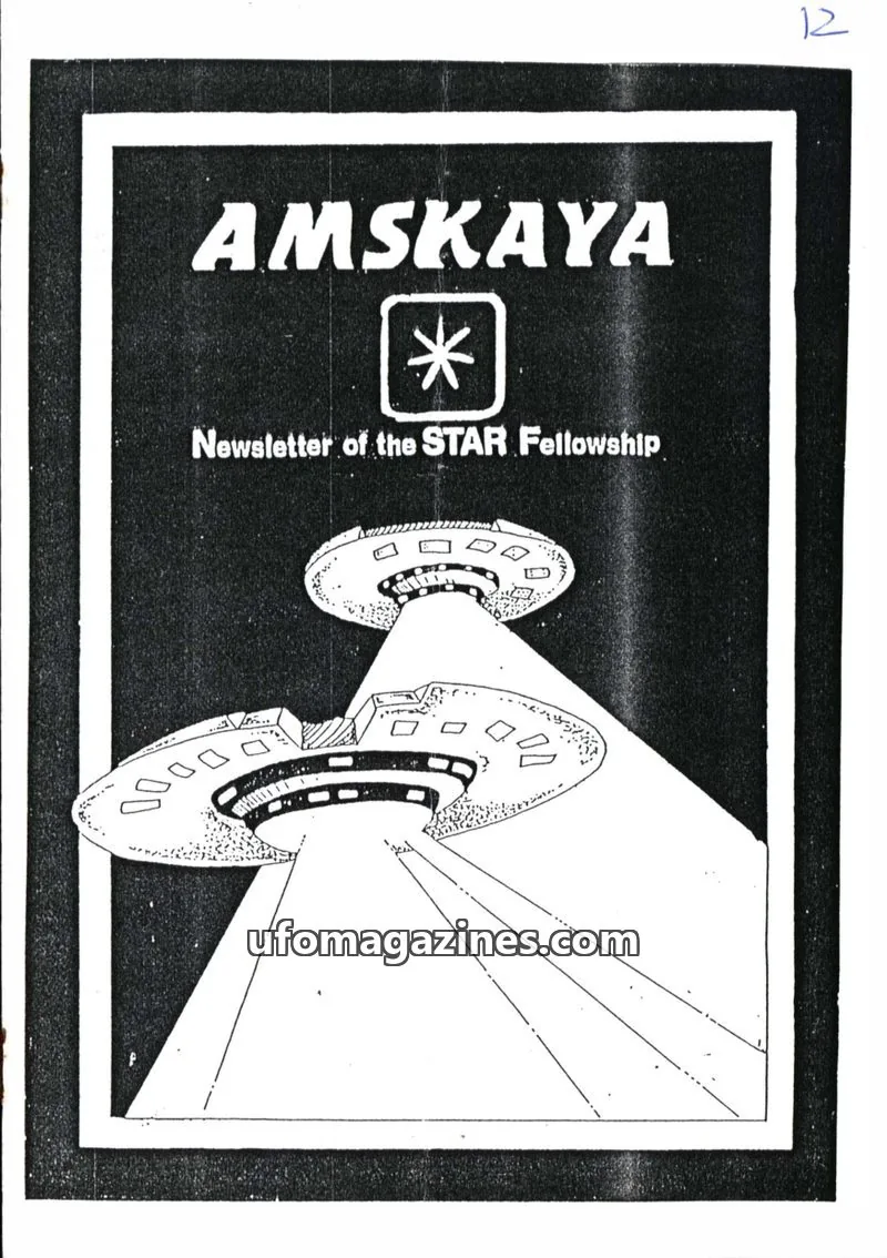 Cover of Amskaya (Jimmy Goddard) issue 12: AMSKAYA