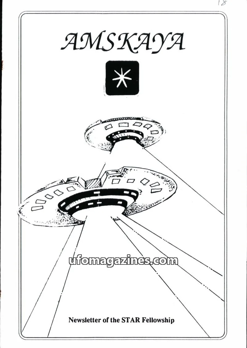 Cover of Amskaya (Jimmy Goddard) issue 18: AMSKAYA