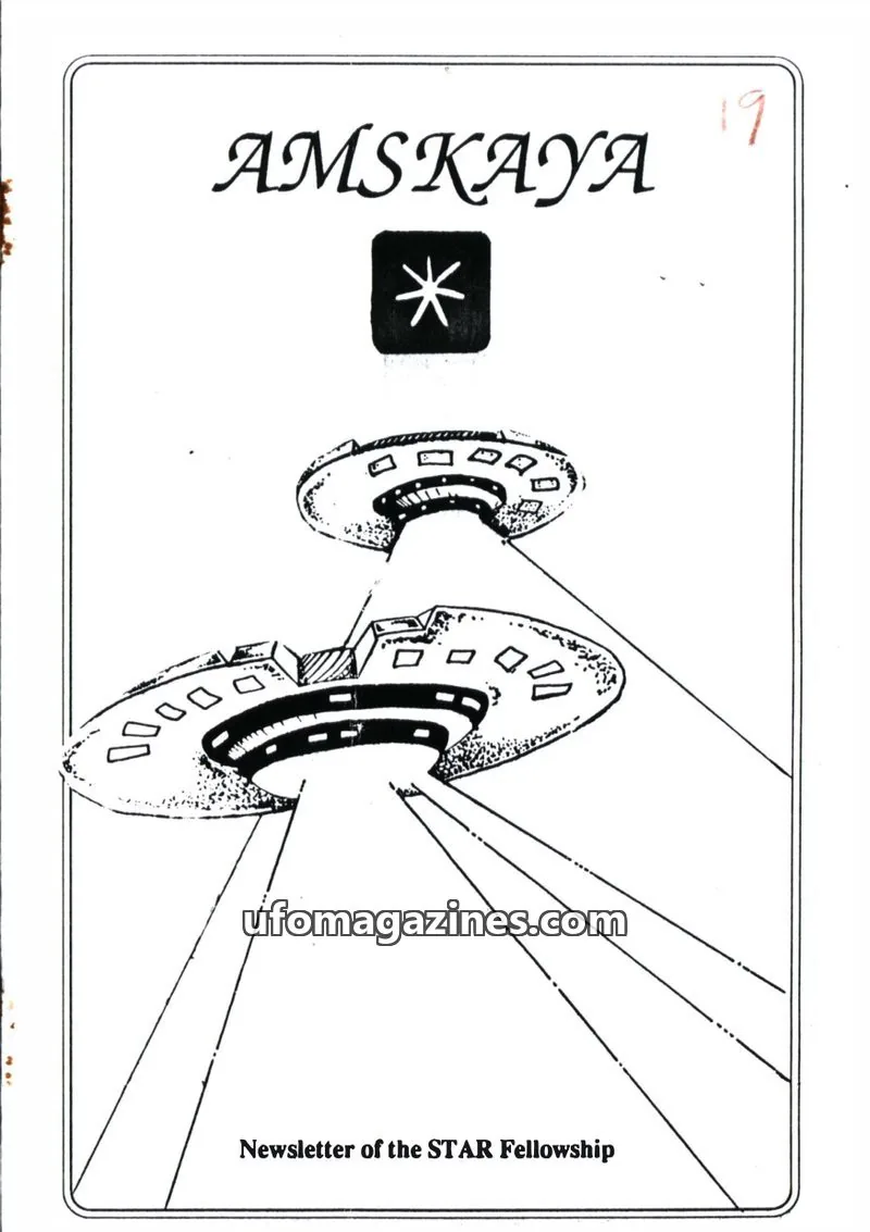 Cover of Amskaya (Jimmy Goddard) issue 19: AMSKAYA