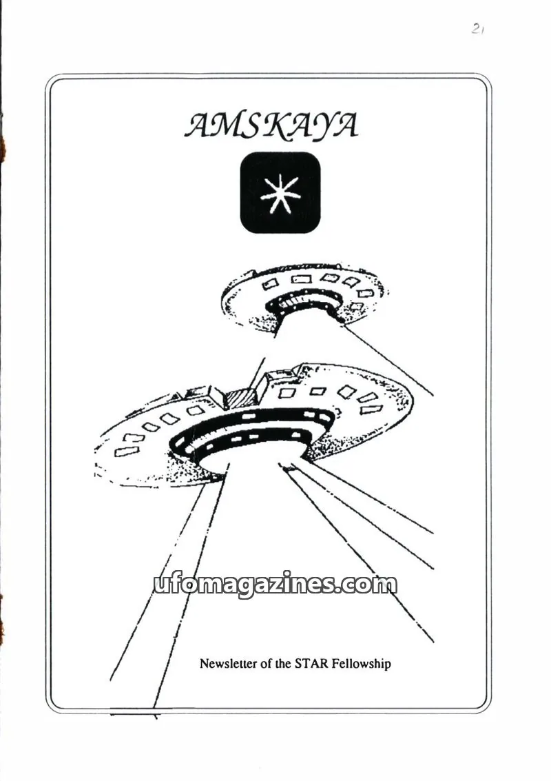 Cover of Amskaya (Jimmy Goddard) issue 21: AMSKAYA